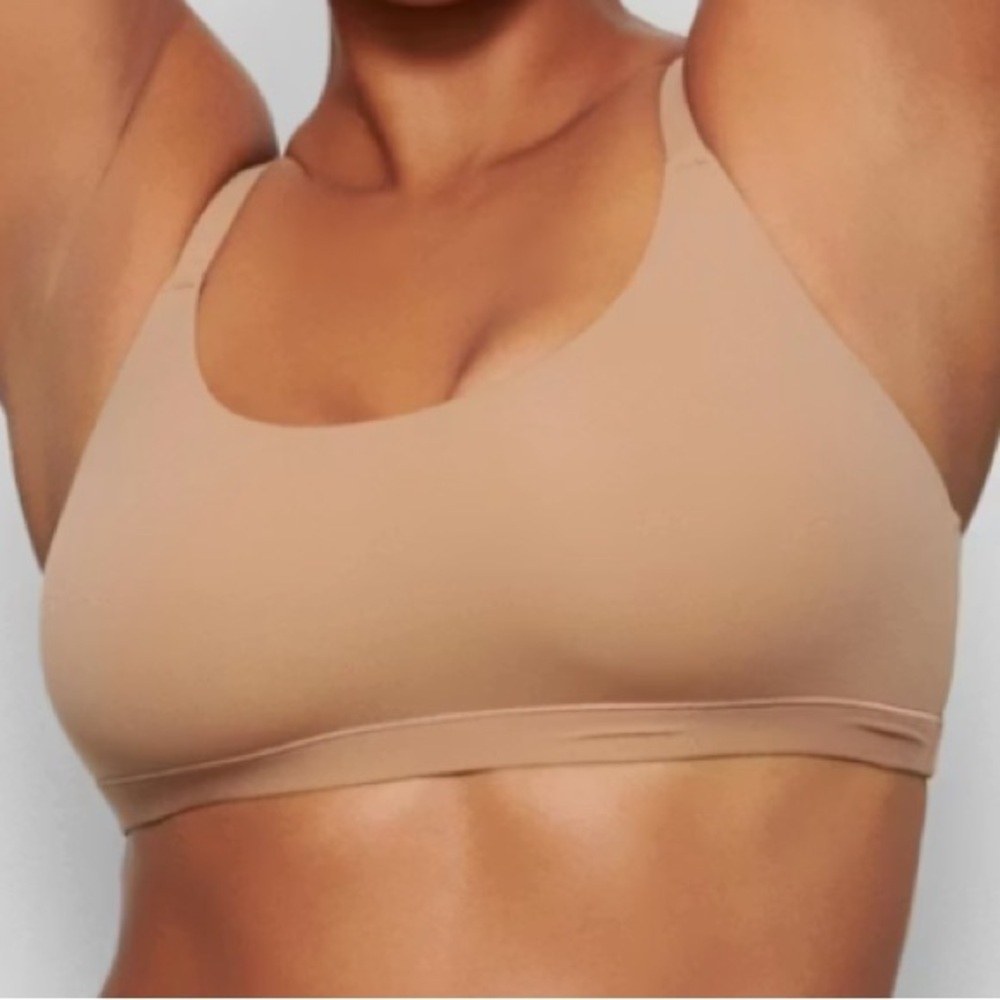 Skims Fits Everybody Scoop Wireless Bralette Tan Sienna Women’s Size XXS